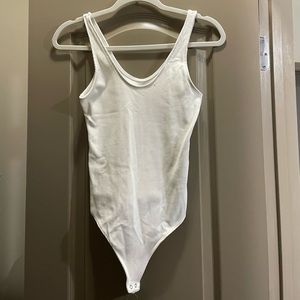 Seamless Rib Fabric Tank Bodysuit